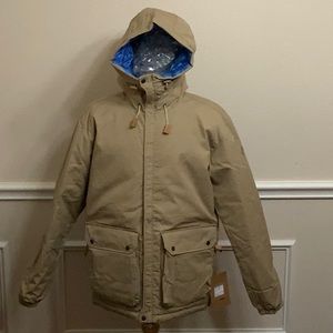 Fjallraven Reversible DOWN JACKET - Sand/Uncle Blue